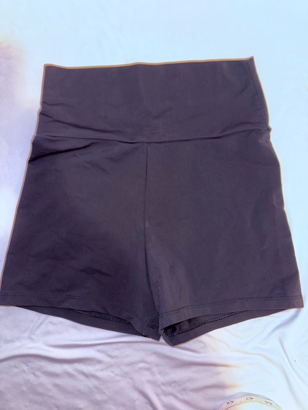 Trendy Trends High-Waist Black Active Shorts-dancewear
